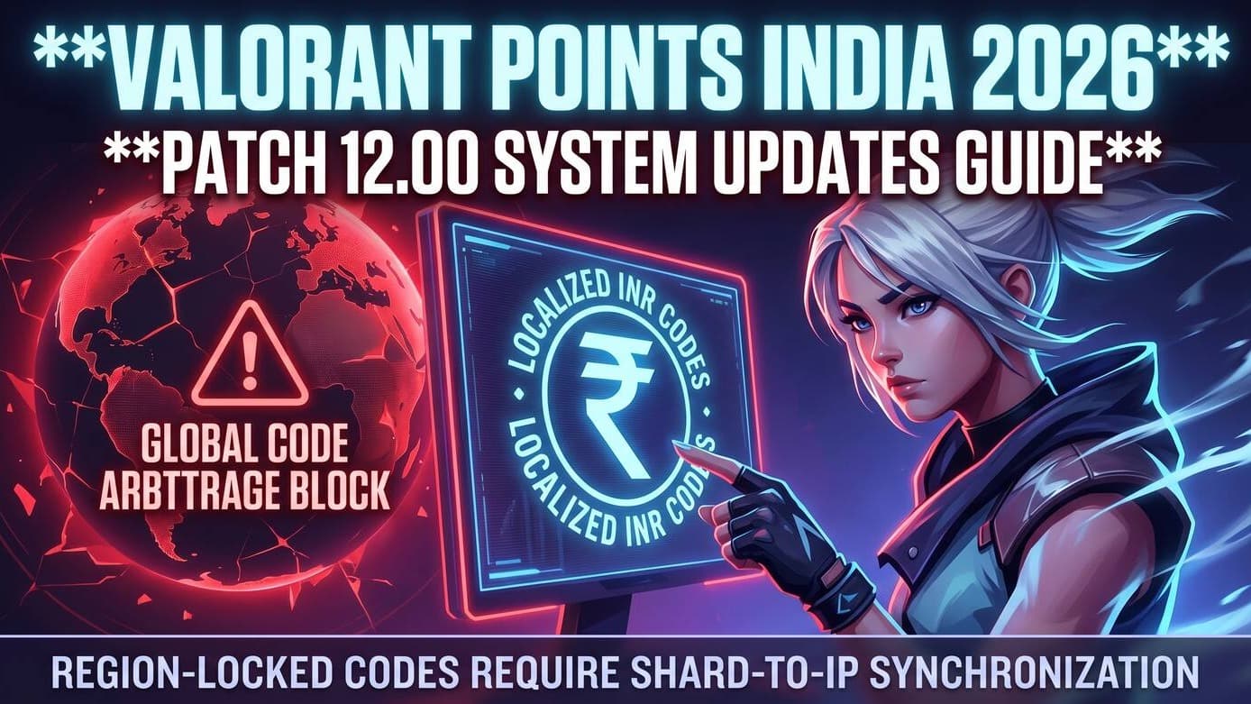 Valorant Points Price India 2026: Stop Getting Code Errors